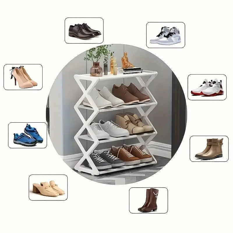 4-Tier Shoe Rack